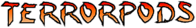 Terrorpods logo for Amiga